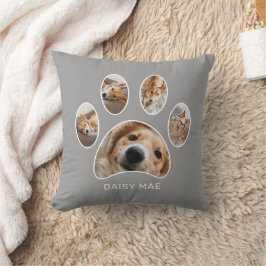 Moderne Haustiere lieben Paw Print Custom Foto Col Kissen