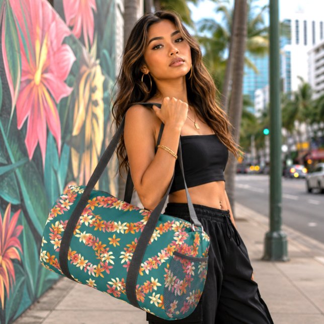 Moderne hawaiianische Drucke Duffle Bag (Von Creator hochgeladen)