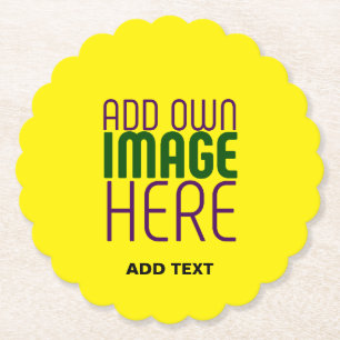 MODERNE, HELL-GELB-BILD-TEMPLATE UNTERSETZER