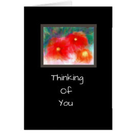 Moderne, helle Blume - Wohlfühlkarte