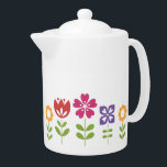Moderne, helle Frühlingsblumen<br><div class="desc">Reihen von Blume in kräftigen Farben.</div>