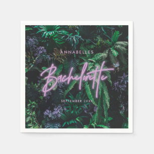 Moderne, helle lila, gürtelnere Bachelorette Serviette