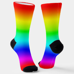 Moderne, helle Regenbogenfarben Socken