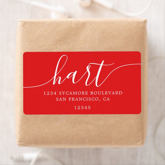 Moderne, helle Rücksendeadresse (Insitu)