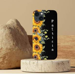 Moderne helle Sonnenblumen Gelb Case-Mate iPhone Hülle