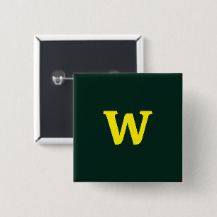 Moderne, hellgelbe Anfangsbuchstaben Button