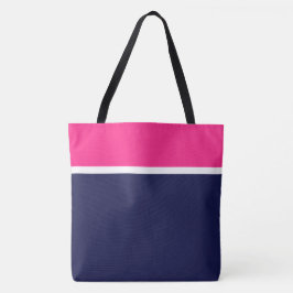 Moderne, hellrosa, weiße Streifen auf blauem Navy