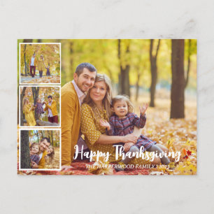 Moderne Herbst Erntedank Familienkollektion Foto C Feiertagspostkarte