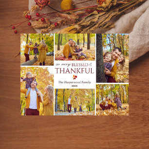 Moderne Herbst Erntedank Familienkollektion Foto C Feiertagspostkarte