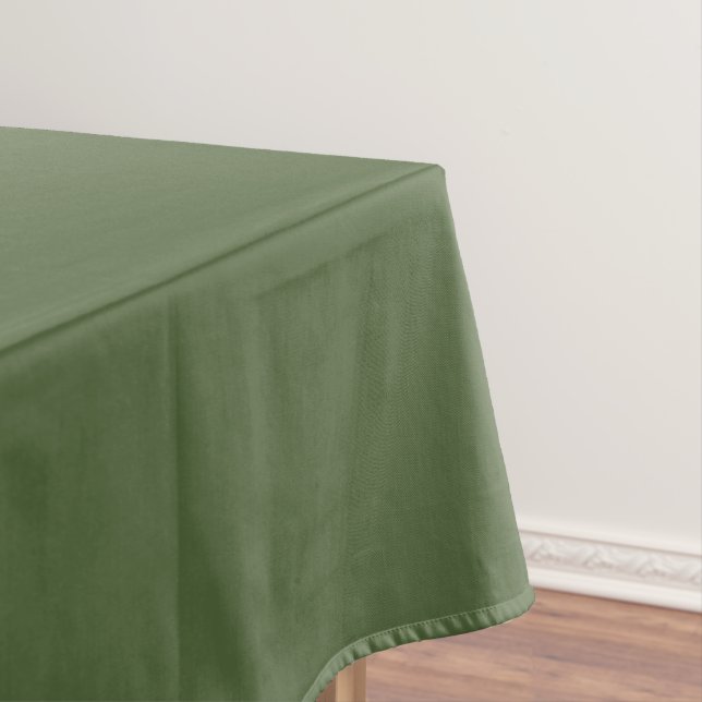 Moderne Heritage Solid Forest Grün Tischdecke (Beispiel)
