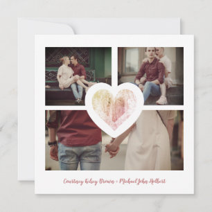 Moderne Herzen 3 Fotos Verlobungsfotoshooting Paar Save The Date
