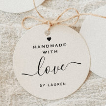 Moderne Herzkalligraphie mit Liebe von