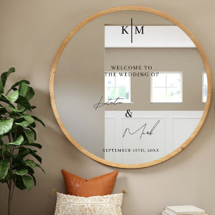 Moderne Herzlichkeit bei unserem Minimalistischen Fensteraufkleber
