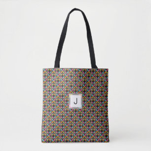 Moderne Hexagon-Steppdecken-Muster-Taschen-Tasche