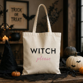 Moderne Hexe Bitte Halloween Tote Tasche - Trendy