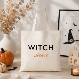 Moderne Hexe Bitte Halloween Tote Tasche - Trendy