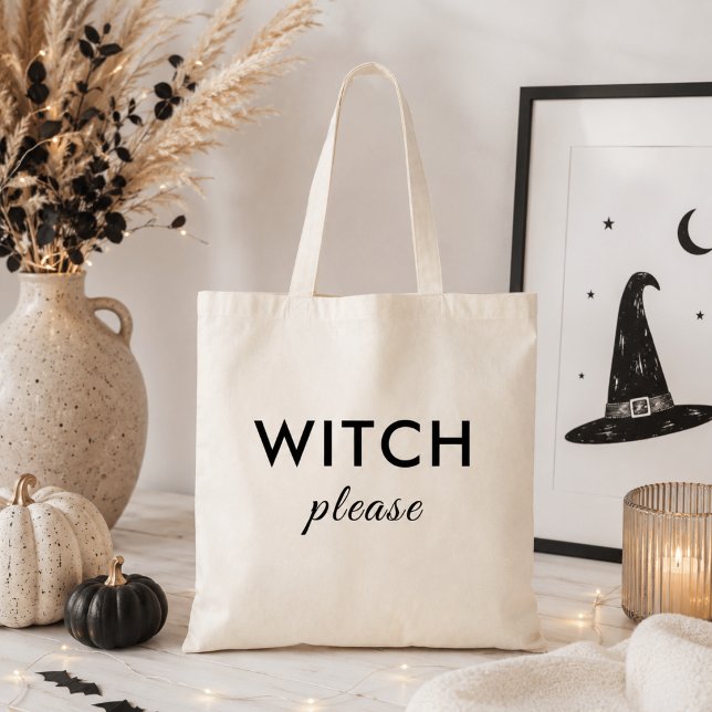 Moderne Hexe Bitte Halloween Tote Tasche - Trendy (Von Creator hochgeladen)