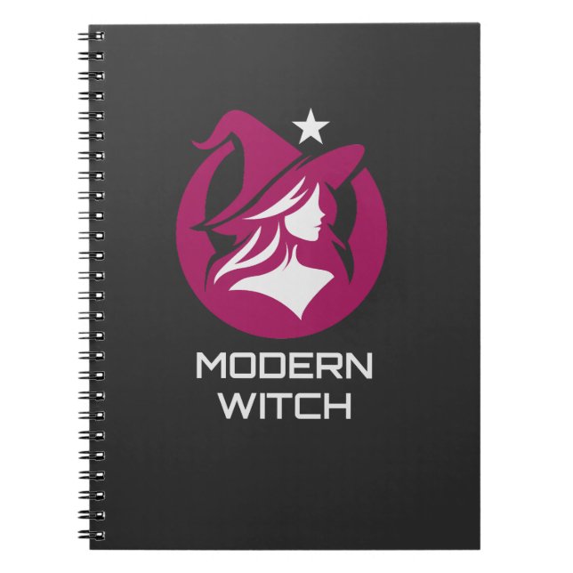 Moderne Hexen-Pagan-Magie Notizblock (Vorderseite)