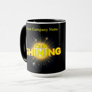 Moderne himmlische Keep Shining Sterne Tasse