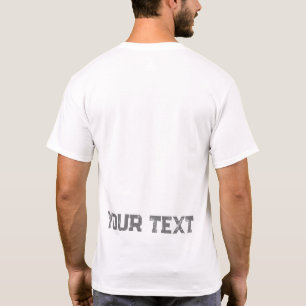 Moderne, hintere Seitenvorlage für Print-Vorlagen T-Shirt