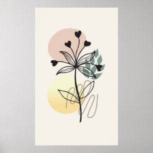 Moderne Hintergrundgestaltung Poster