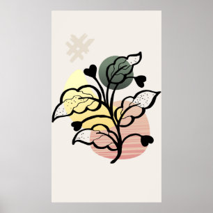 Moderne Hintergrundgestaltung Poster