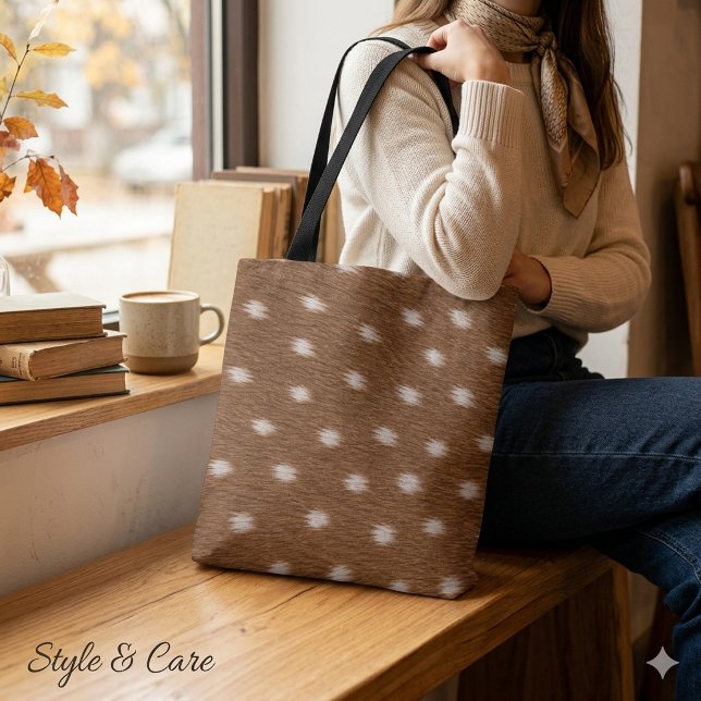 Moderne Hirschleder-Textur-Design Stilvoll Mittel (Modern Deer Skin Texture Design Stylish Medium Tote Bag)