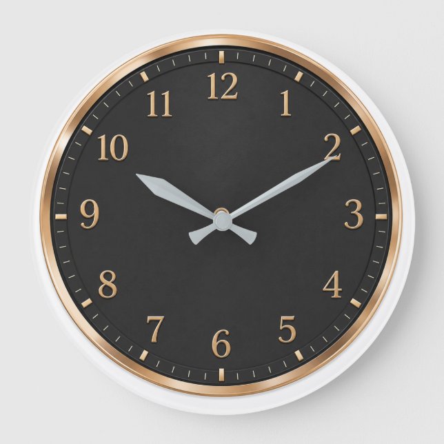 Moderne Hochwertige Wanduhr (Vorderseite)