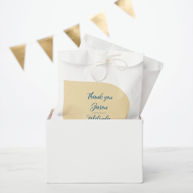 Moderne Hochzeit an der Küste von Tropical Geschenktütchen (Party)