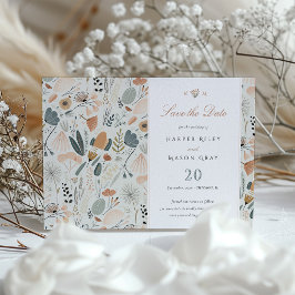 Moderne Hochzeit aus dem Mittelalter Save the Date Einladung