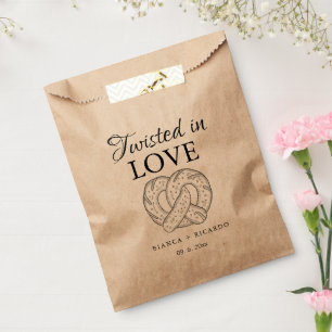 Moderne Hochzeit Brezelfavor-Tüte "Wir haben den K Geschenktütchen