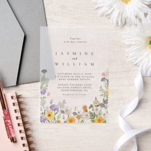 Moderne Hochzeit der Wildblume