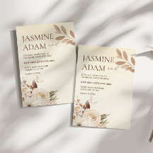 Moderne Hochzeit im Boho Blumen Herbst