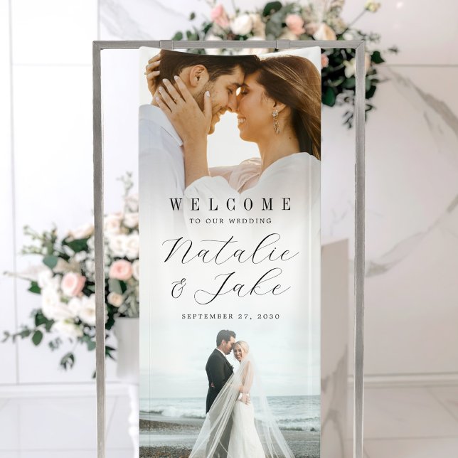 Moderne Hochzeit im eleganten Foto Banner (Von Creator hochgeladen)