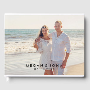 Moderne Hochzeit im Foto Gästebuch