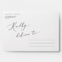 Moderne Hochzeit Minimalistisch A7 12x18