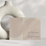 Moderne Hochzeit mit Minimalistischer Geometrie Einladung<br><div class="desc">Moderne Minimalistische geometrische Blush Beige Hochzeit Einladung</div>
