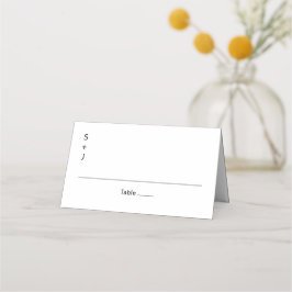 Moderne Hochzeit Platzkarte