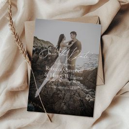 Moderne Hochzeit retten das Datum der Einladung mi