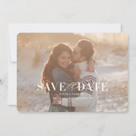 Moderne Hochzeit rettet die Termine Save The Date