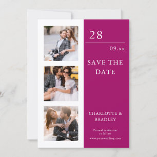 Moderne Hochzeit - "Save the Date" Foto-Einladung Save The Date