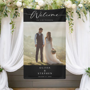 Moderne Hochzeit von Foto Banner