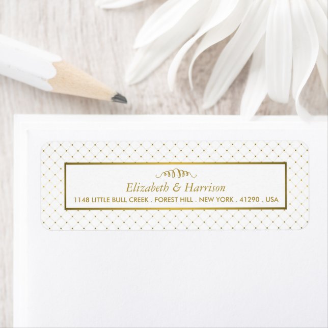 Moderne Hochzeit von White & Gold Foil (Insitu)