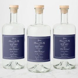 Moderne Hochzeit Werden Sie mein Trauzeuge-Vorschl Alkoholflaschenetikett