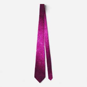 Moderne Hochzeit zum Vatertag Rosa Glitter Funkeln Krawatte