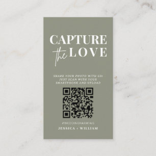 Moderne Hochzeiten erfassen den QR-Code der Liebe Begleitkarte