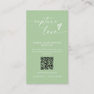 Moderne Hochzeiten erfassen den QR-Code der Liebe Begleitkarte