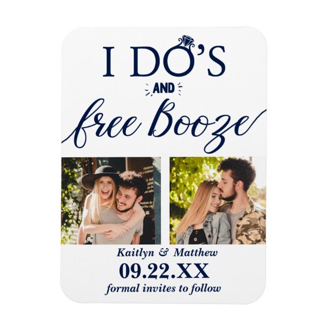 Moderne Hochzeiten kostenlos anschieben - Das Datu Magnet (Vertikal)