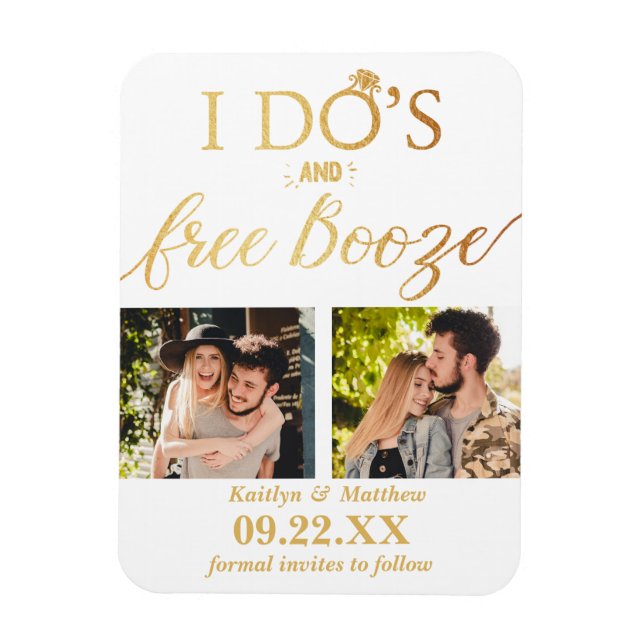 Moderne Hochzeiten kostenlos anschieben - Das Datu Magnet (Vertikal)