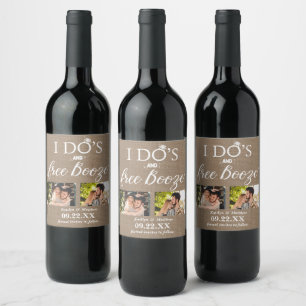 Moderne Hochzeiten kostenlos anschieben - Das Datu Weinetikett
